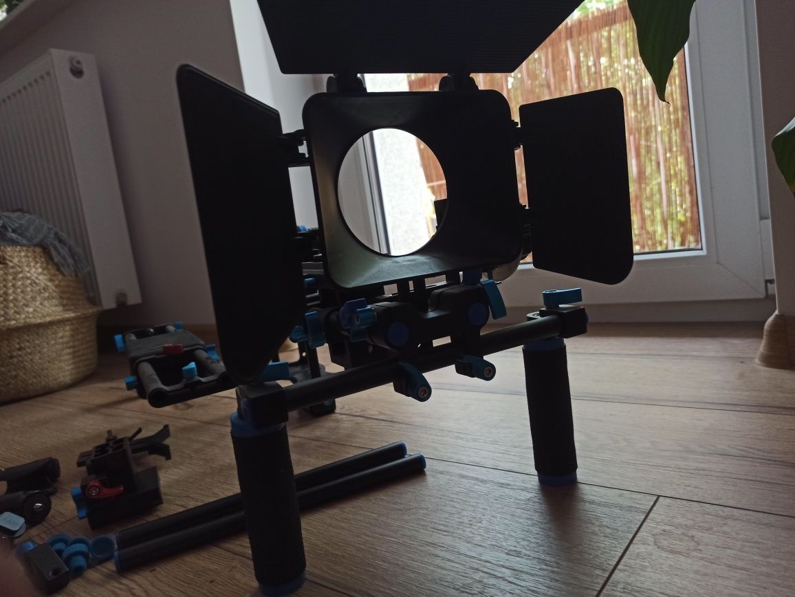 FOTGA DP3000 cały zestaw filmowy - statyw do aparatu - uchwyt na ramię