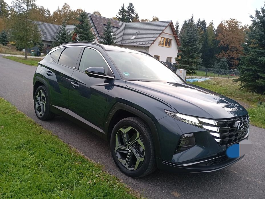 Hyundai Tucson 4x4 AWD 265kM automat FullLed ACC HAK kamera bezwypadkowy idealny stan