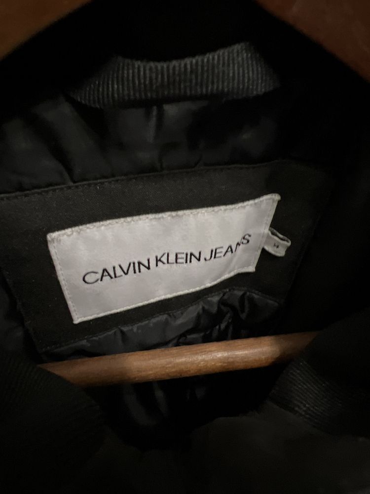 CALVIN KLEIN kurtka płaszczyk zimowa puchowa ciepła jak nowa 164 S