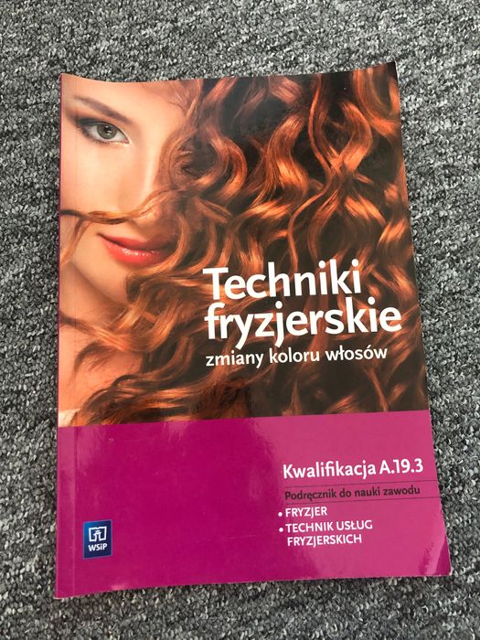 3 podręczniki do fryzjerstwa