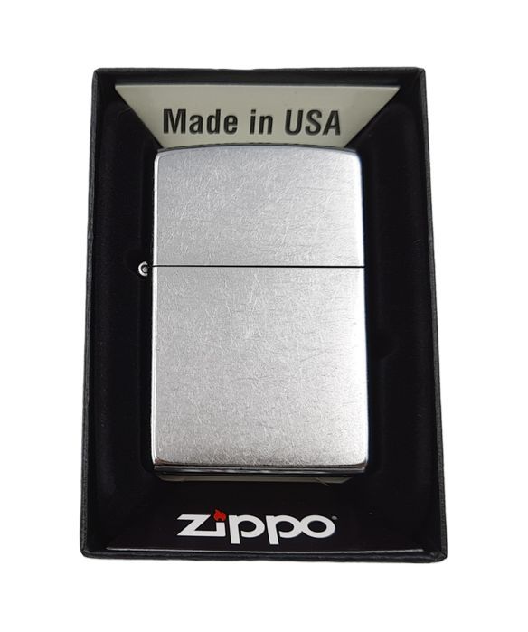 Nowa Zapalniczka prezentowa benzynowa Zippo Street Chrome