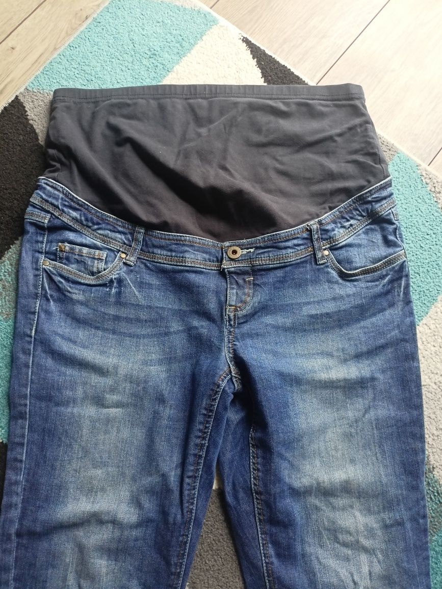 Spodnie ciążowe jeansowe 42