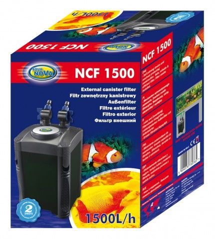 FILTR zewnetrzny Aqua Nova NCF-1500 akwarium do 50