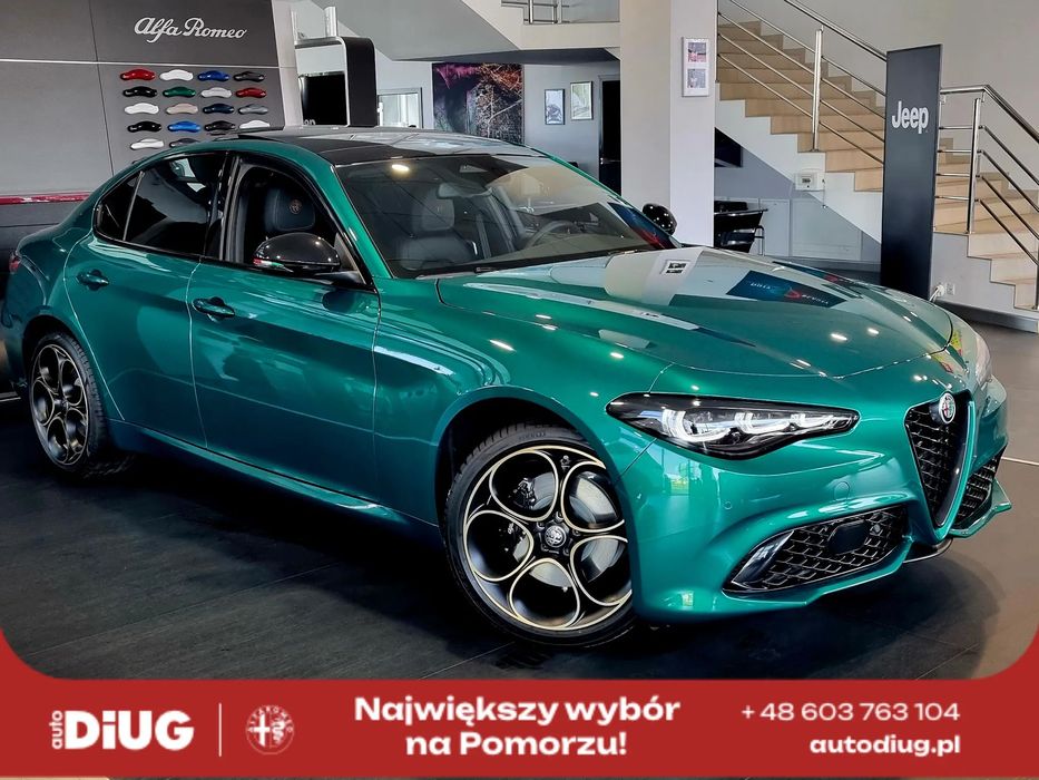Alfa Romeo Giulia 2.0 280KM Intensa, od ręki, salon Auto Diug Słupsk