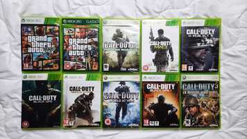 Gry Xbox 360 GTA V, IV, Call of Duty 3, 4,Ghost, Modern Warfare 3,
