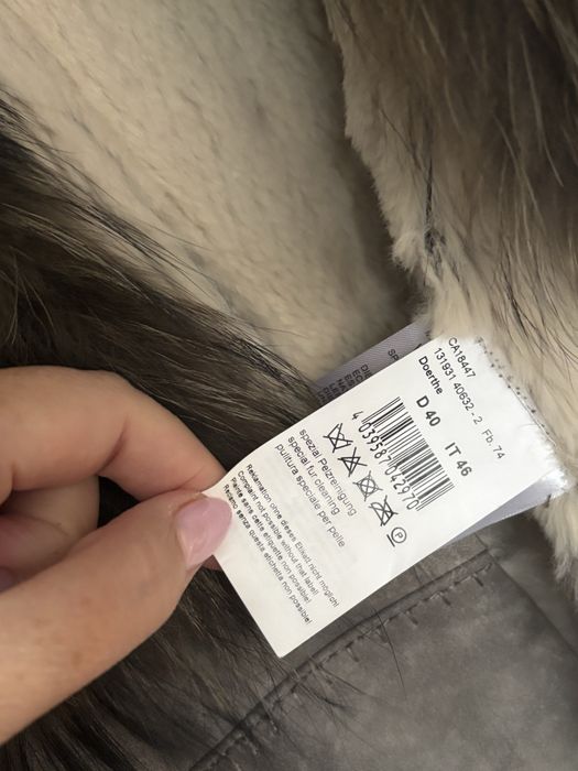 Naturalny oryginalny kożuszek z jenotem