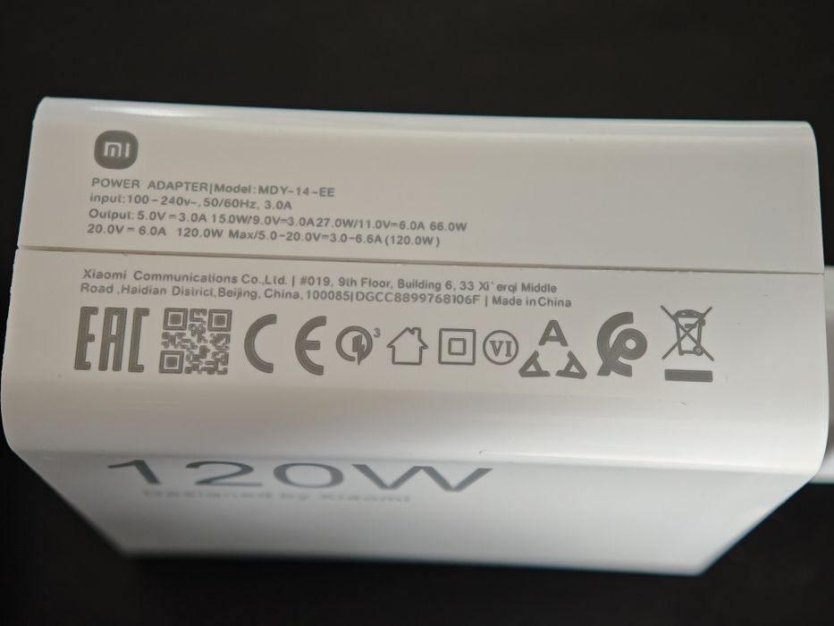 Carregadores Xiaomi 120W Originais (Novos)