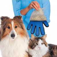 Перчатка для вычесывания шерсти для кошек и собак на правую руку