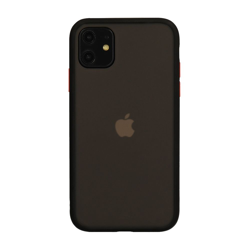 Vennus Color Button Bumper Do Xiaomi Redmi 9 Czarny