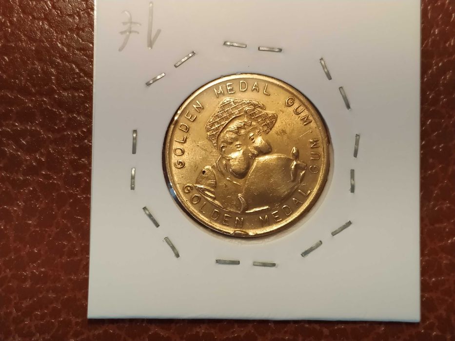 Token / ficha / medalha Golden medal Gum