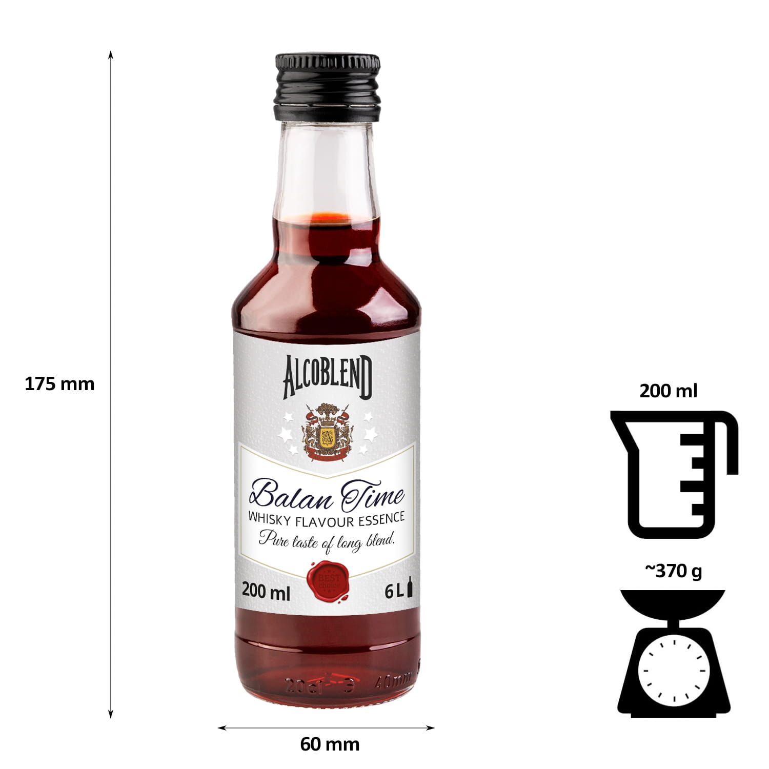 Zaprawka esencja do alkoholu ALCOBLEND - Balan - Time - 200 ml na 6 l