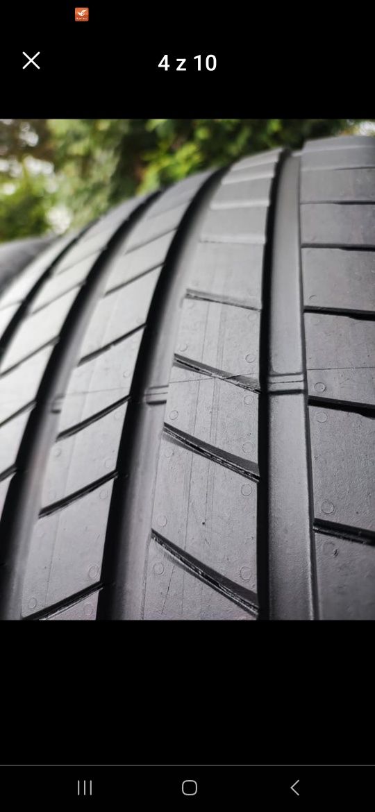 235/45/21 Sprzedam komplet opon letnich Bridgestone Turanza