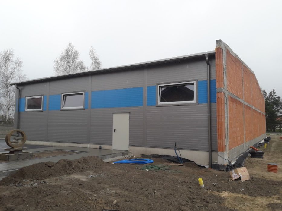 Hala stalowa, produkcyjna 25x20x5m 500m2