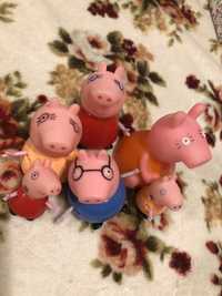 Świnka Peppa, Peppa Pig i rodzina Figurki