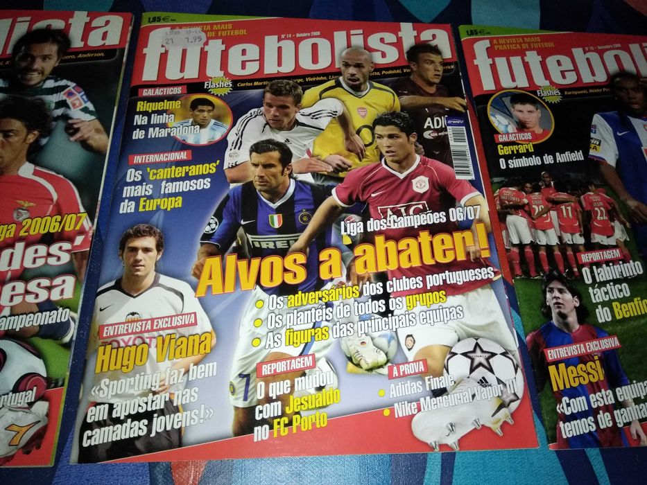 Revistas Futebolista Nº13 Nº14 Nº15 Futebol 2006 Magazine Football