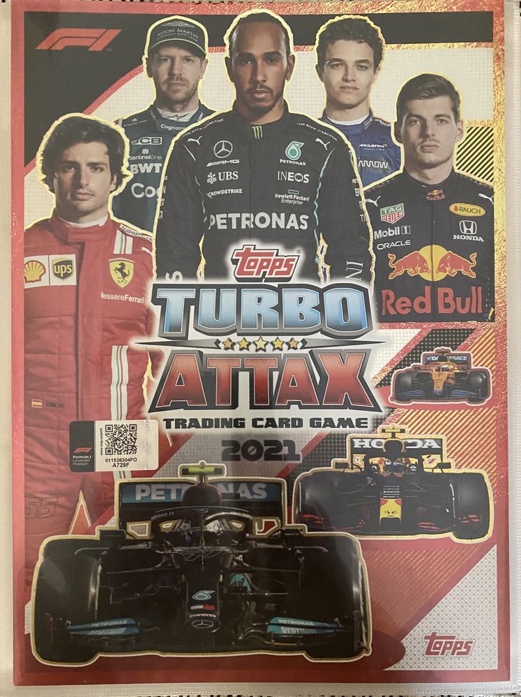 Caderneta Topps F1 2021