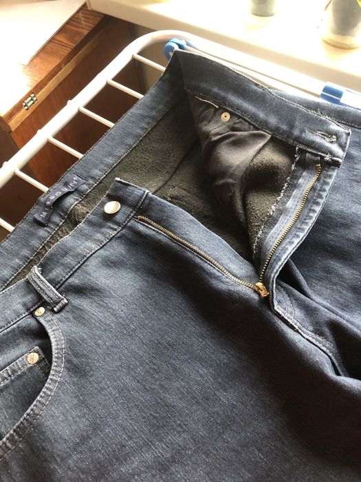 Джинсы зимние утепленые