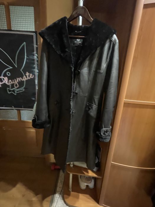 Жіноче пальто з натуральної шкіри Salco (розмір 48)