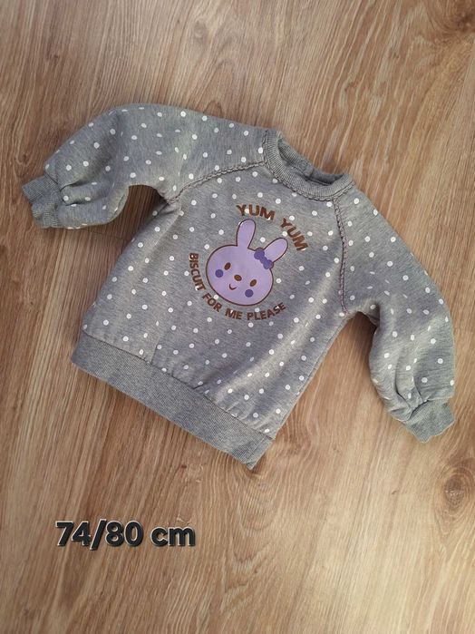 Bluza z królikiem 74/80 cm
