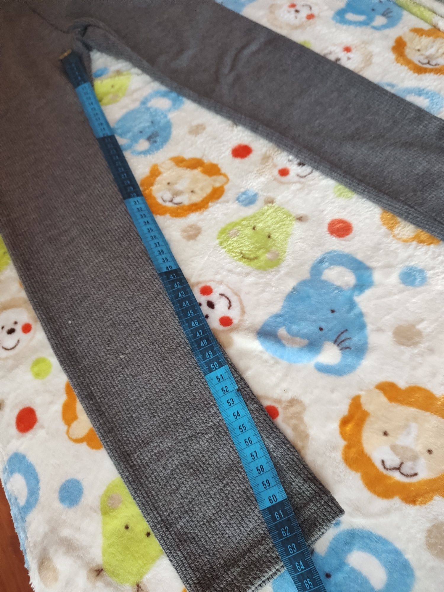 Legginsy spodnie dla dziewczynki szare r164