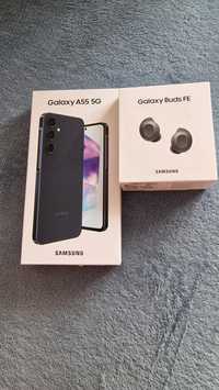 Samsung Galaxy A55 5G + słuchawki Galaxy Buds FE