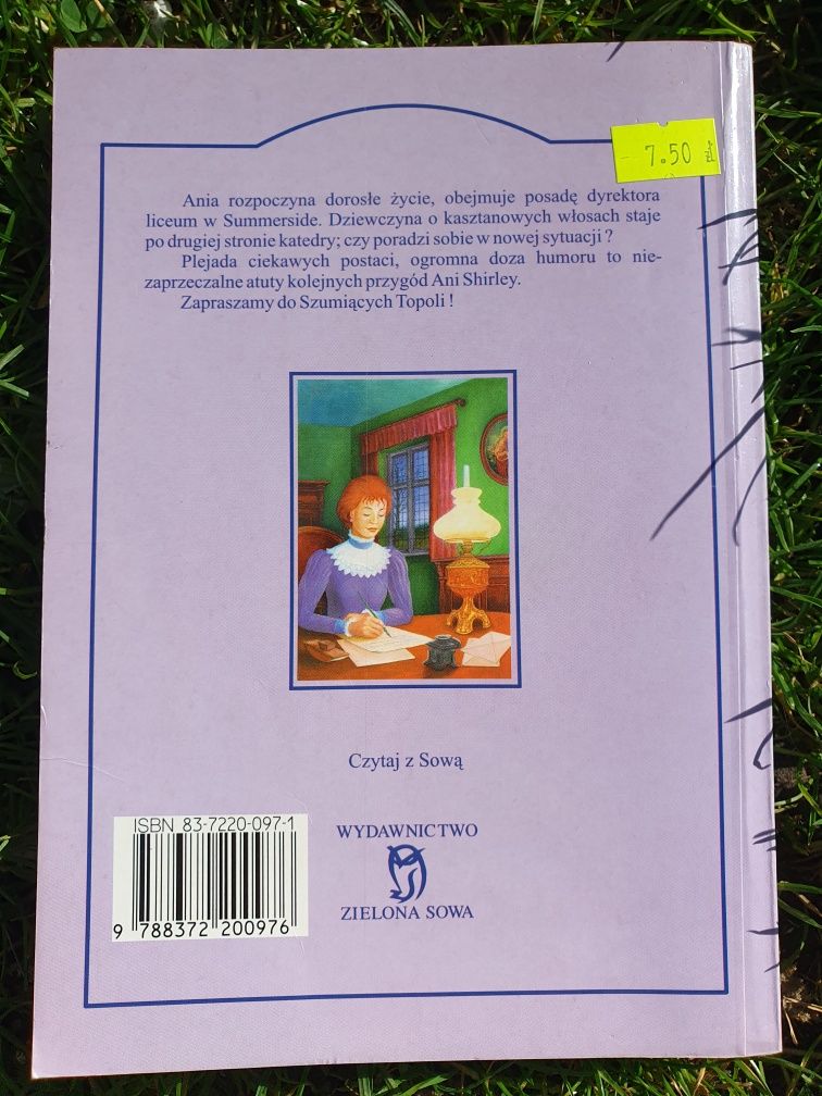 ania na uniwersytecie, ania z szumiących topoli Lucy Maud Montgomery