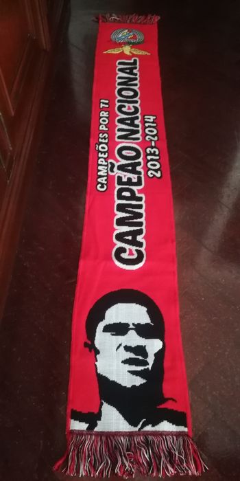 Cachecol Benfica Campeão Eusebio