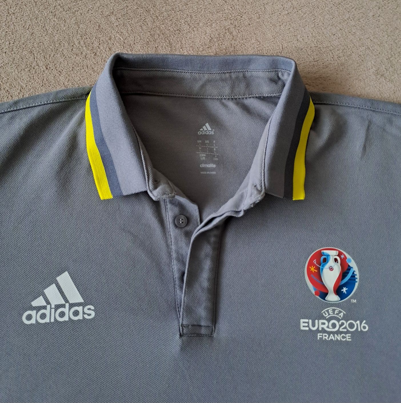 koszulka polo ADIDAS roz. L football sport styl klasyka komfort