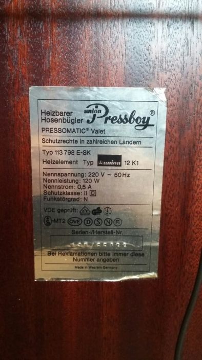 Prasowalnica stojąca Pressboy