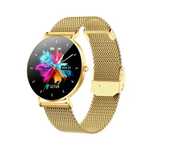 Smartwatch Zegarek Damski Złoty ALEXA MANTA Ciśnienie Kroki Sport Menu