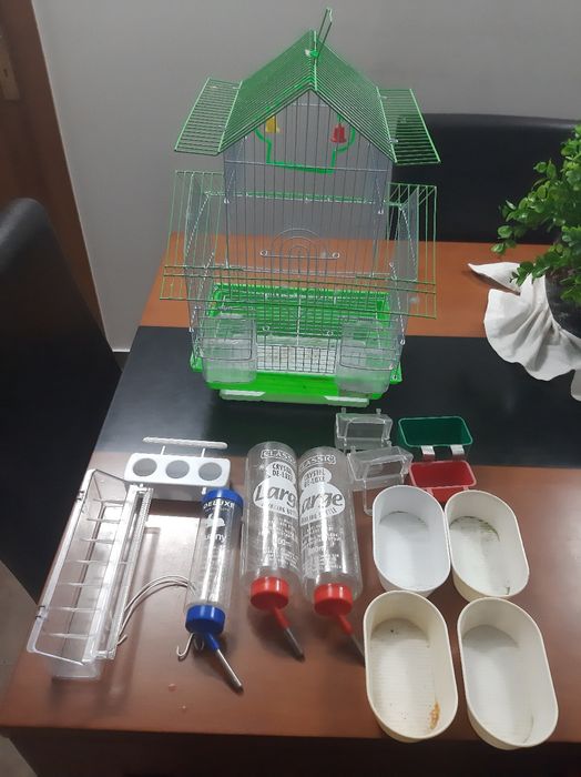 Gaiola e acessórios