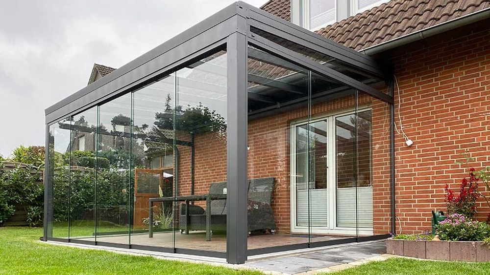 Ogród zimowy zadaszenie tarasu ze szkła/poliwęglanu