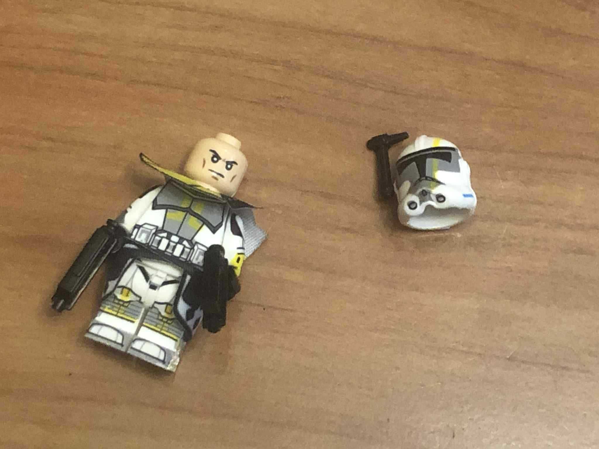 Kompatybline z Lego Star Wars 5x custom Phase 2 Clone Troopers