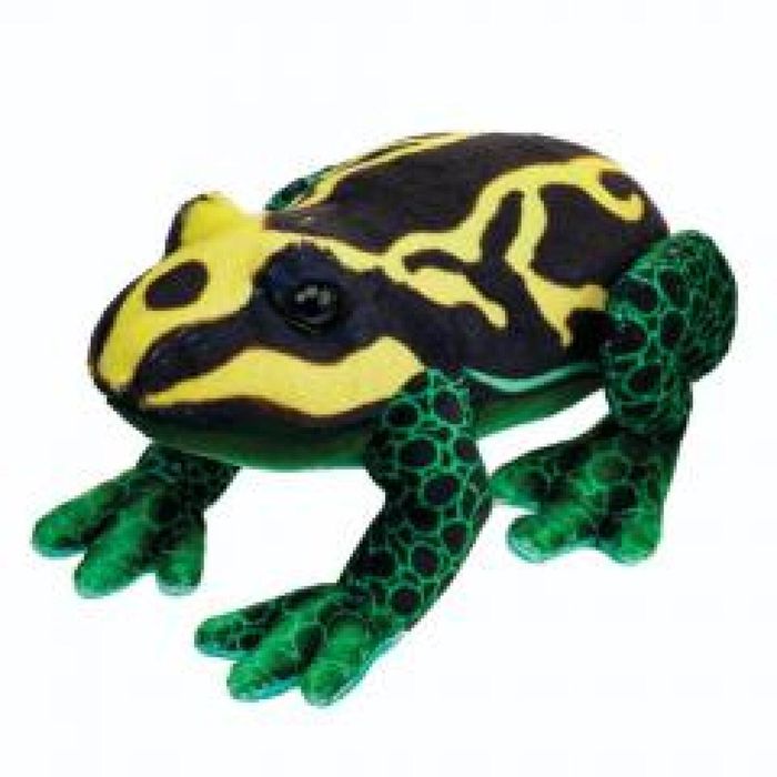 Żaba czarno - żólta 13cm