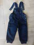Ogrodniczki jeansowe r.86 stan idealny