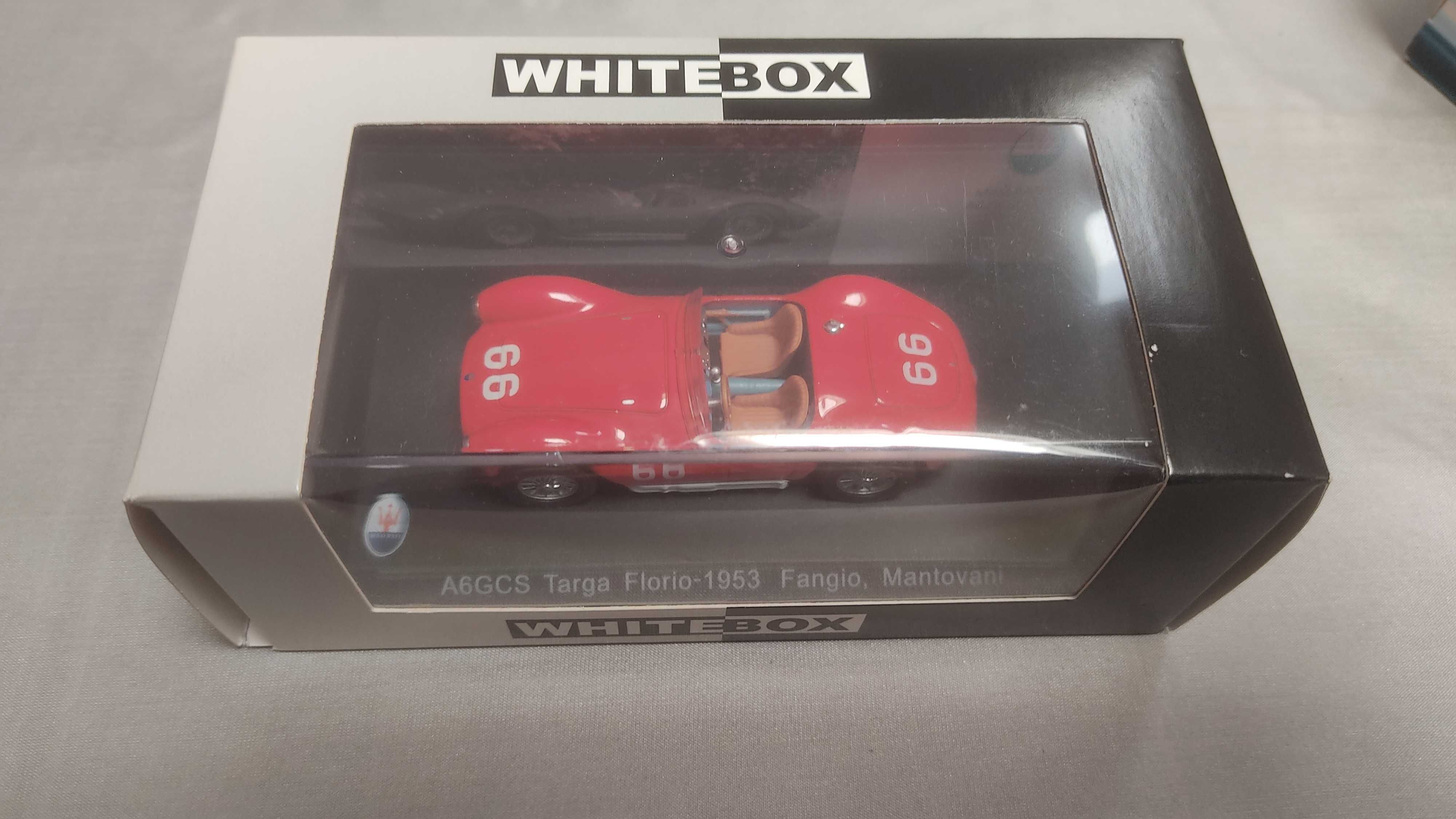 Maserati A6GCS Whitebox  Targa Florio 1953 Fangio, Mantovani  1/43