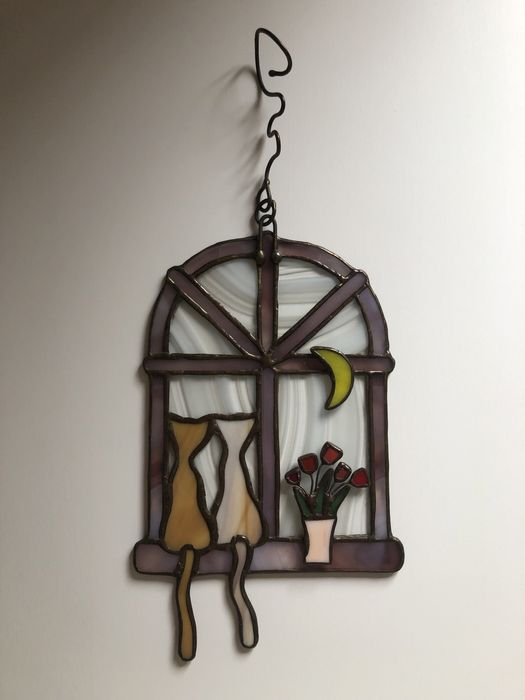 вітраж «коти»