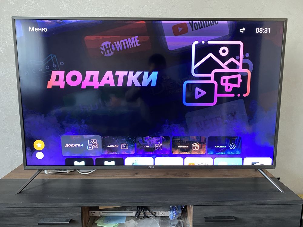 Телевизор Kivi 50UR50GU Smart TV Android 4K 3840x2160 50“ диагональ ТВ