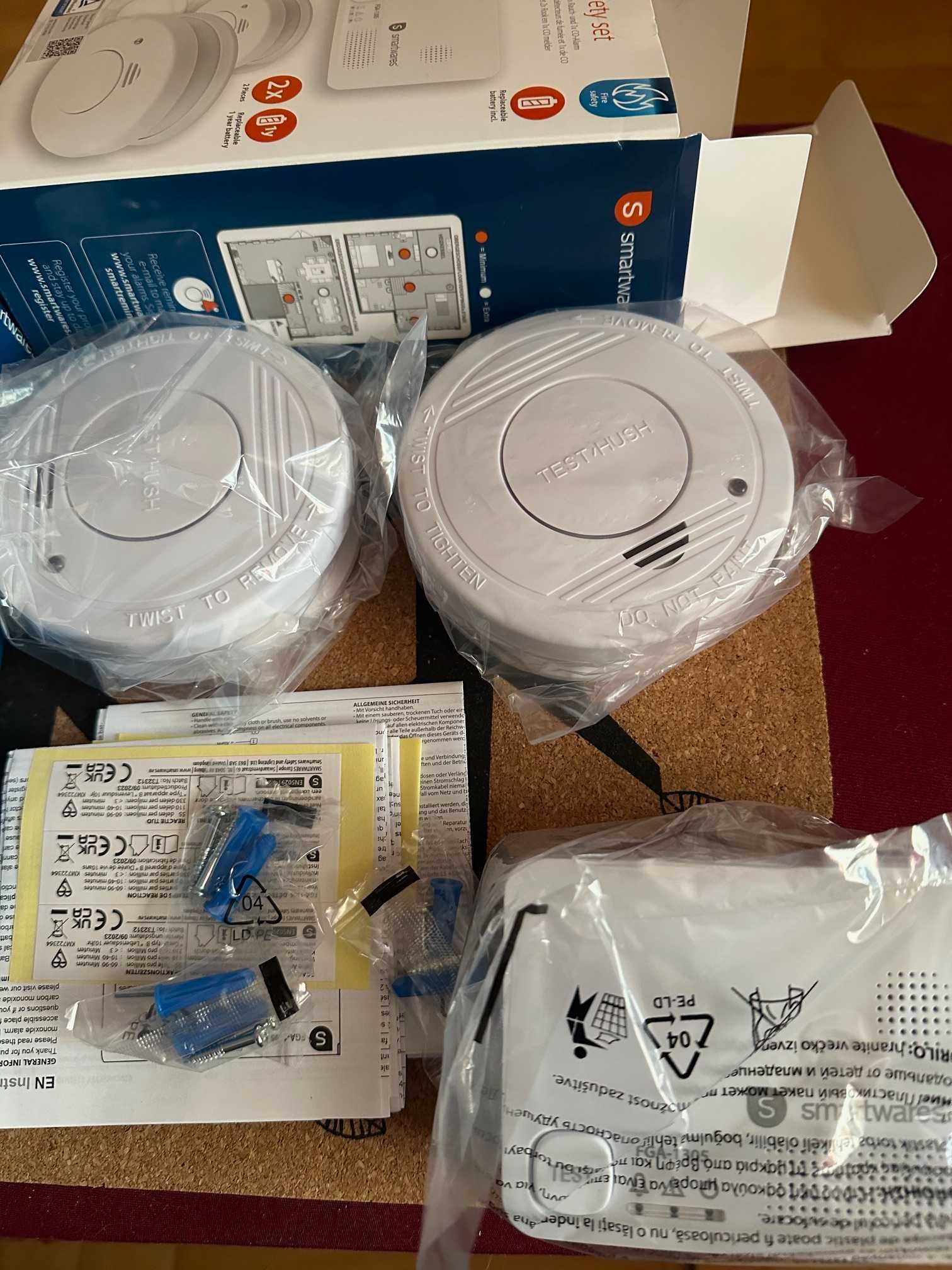 Smartwares system alarmowy przeciwpożarowy FSE-19231 czad i dym