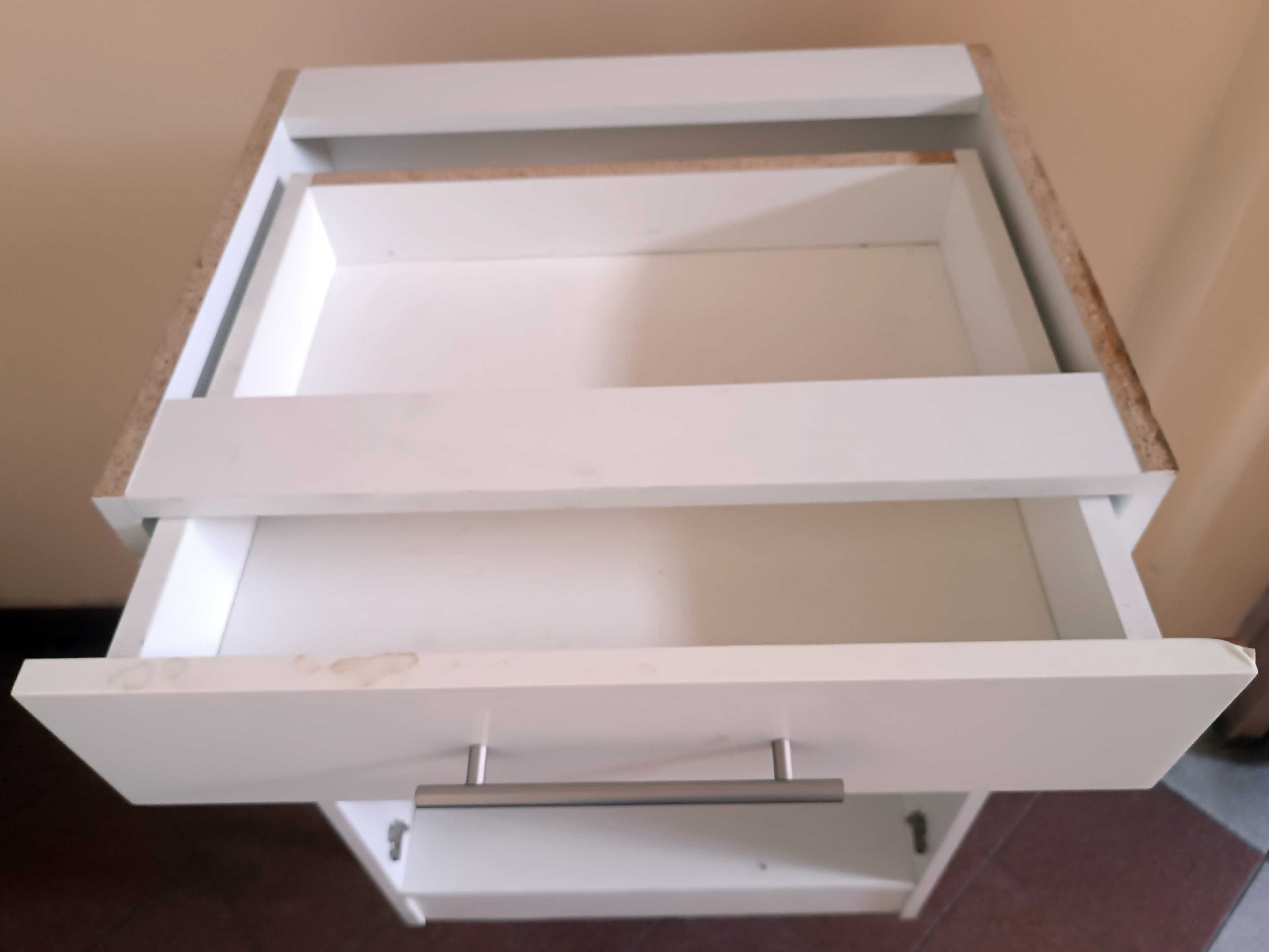 Szafka kuchenna / magazynowa podblatowa, biała 60 x 82,5 x 49,5