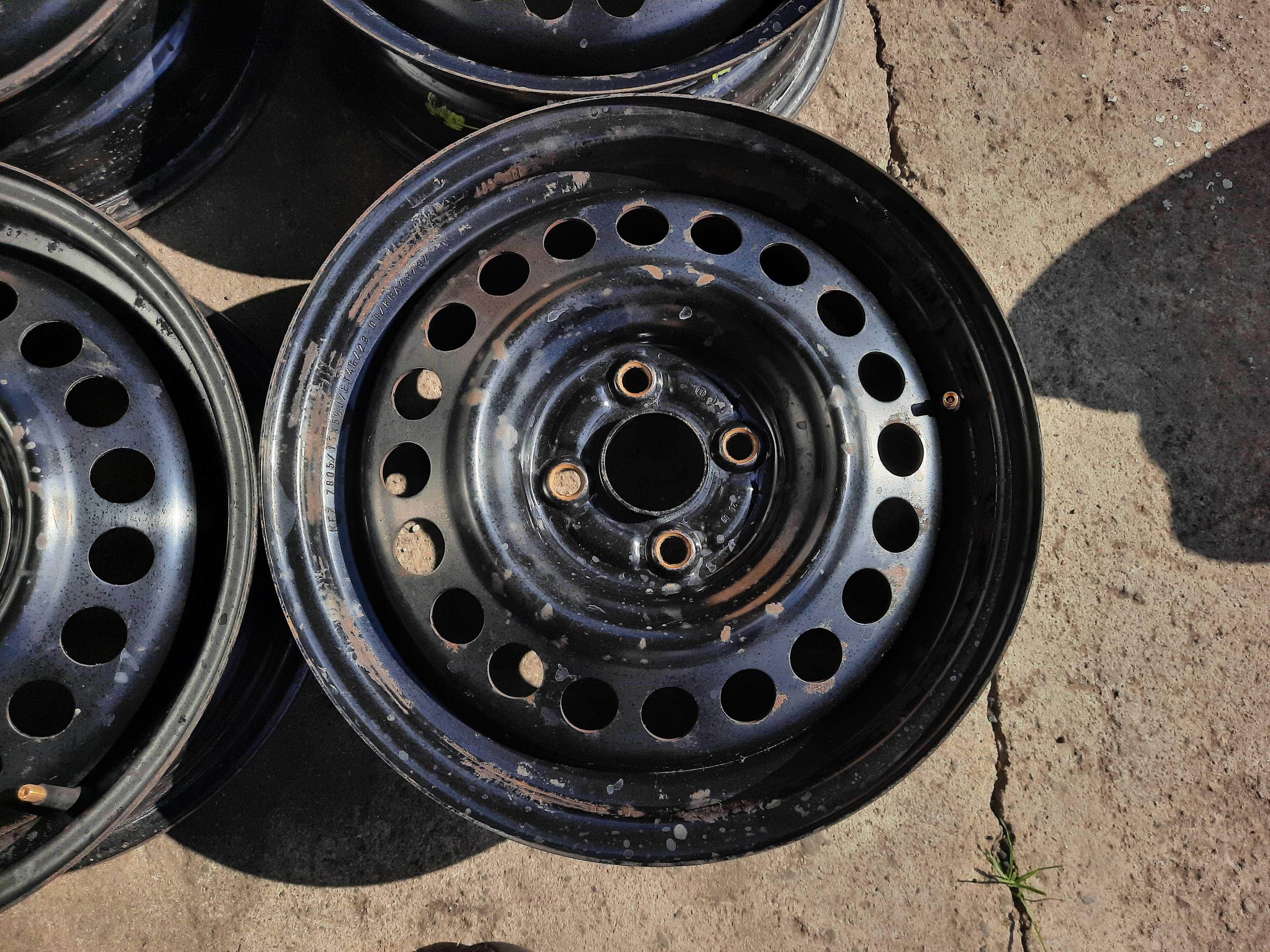 Niemieckie felgi stalowe HONDA JAZZ III 15" 4x100x56,1 ET 45 5,5J