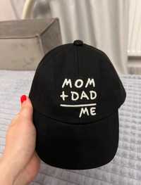 Дитяча кепка mom+ dad =me