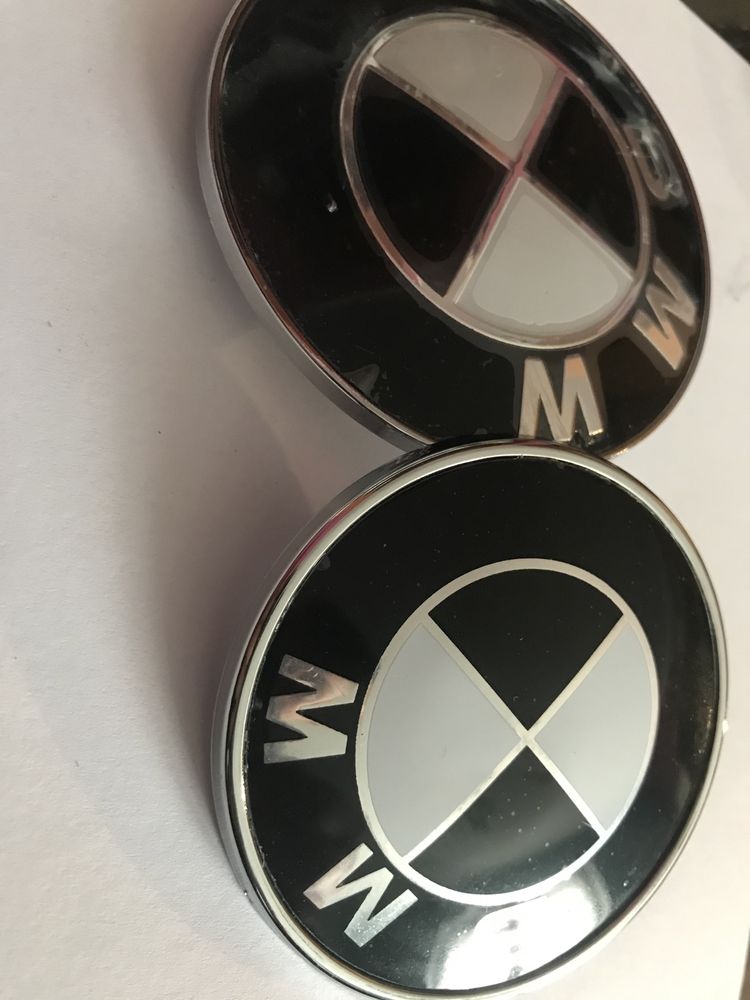 Emblemat/logo bmw czarno-białe