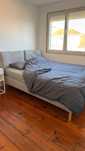 Cama casal 160x200 com estrado e colchão - modelo SAGESUND