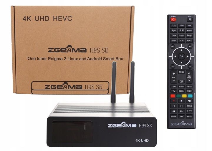 ZGEMMA H9s SE 4K ENIGMA2 Cccam IPTV Oscam + Android