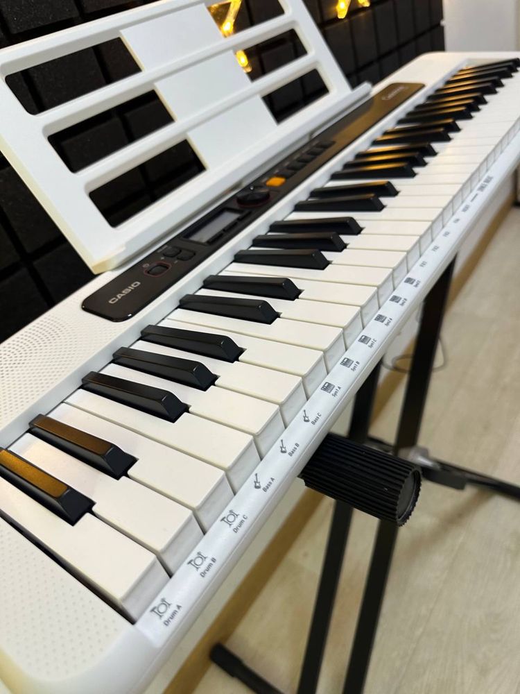 ПРОФЕСІЙНИЙ білий синтезатор CASIO, цифрове електронне піаніно