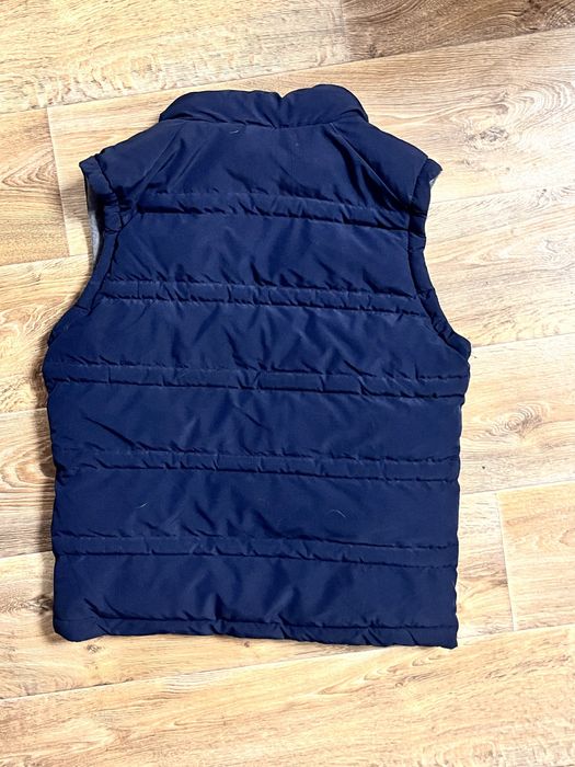 Жилетка темно синя двох стороння