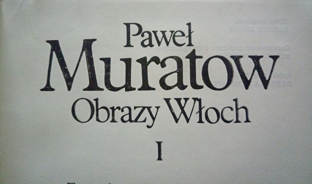 Paweł Muratow – Obrazy Włoch I. Twarda oprawa