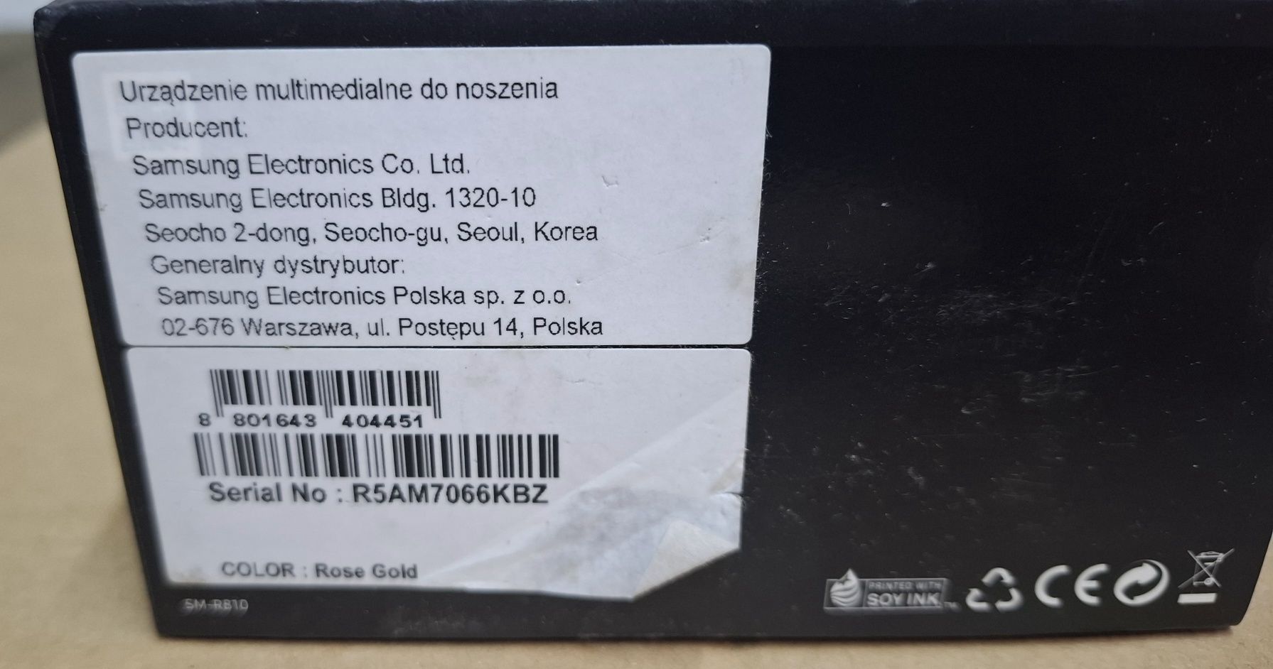 Zegarek Samsung Galaxy Watch Uszkodzony