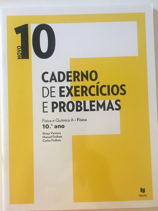 Caderno de exercícios e problemas Física - 10 ANO